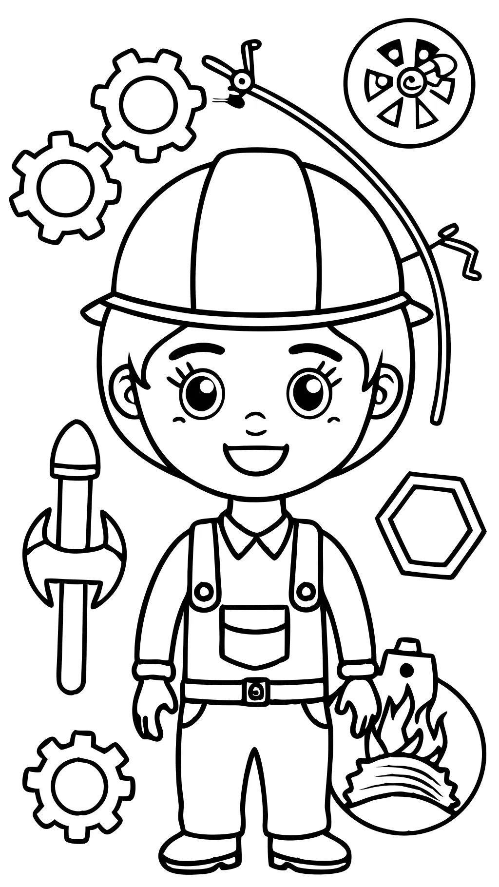 coloring pages labor day